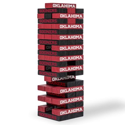 Wild Sports NCAA Oklahoma Sooners Table Top Stackers 3" x 1" x .5", Team Color