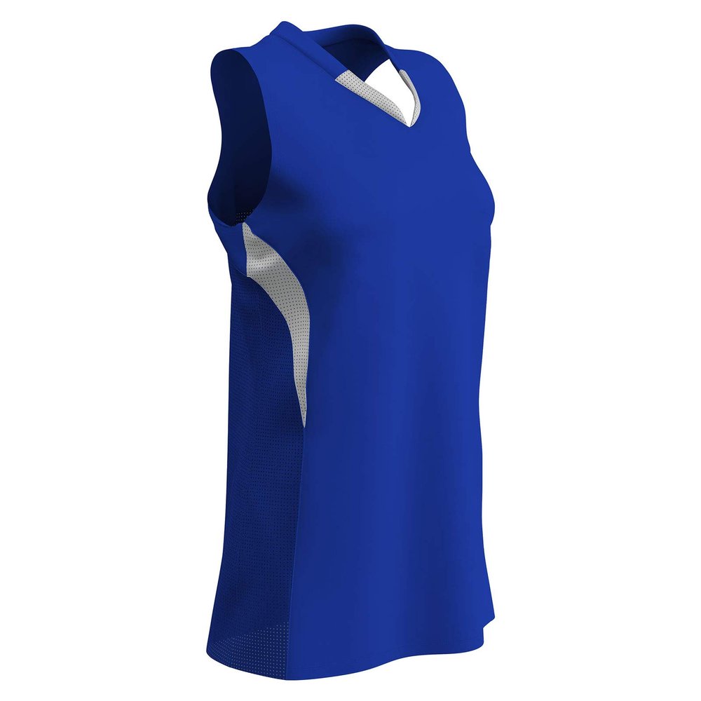 Champro Decoy Softball V-Neck Racer Back, Girls' Small, Royal,White