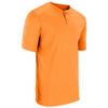 Champro Turn Two Lightweight Polyester Baseball/Softball Jersey, Youth Medium, Neon Orange view 1