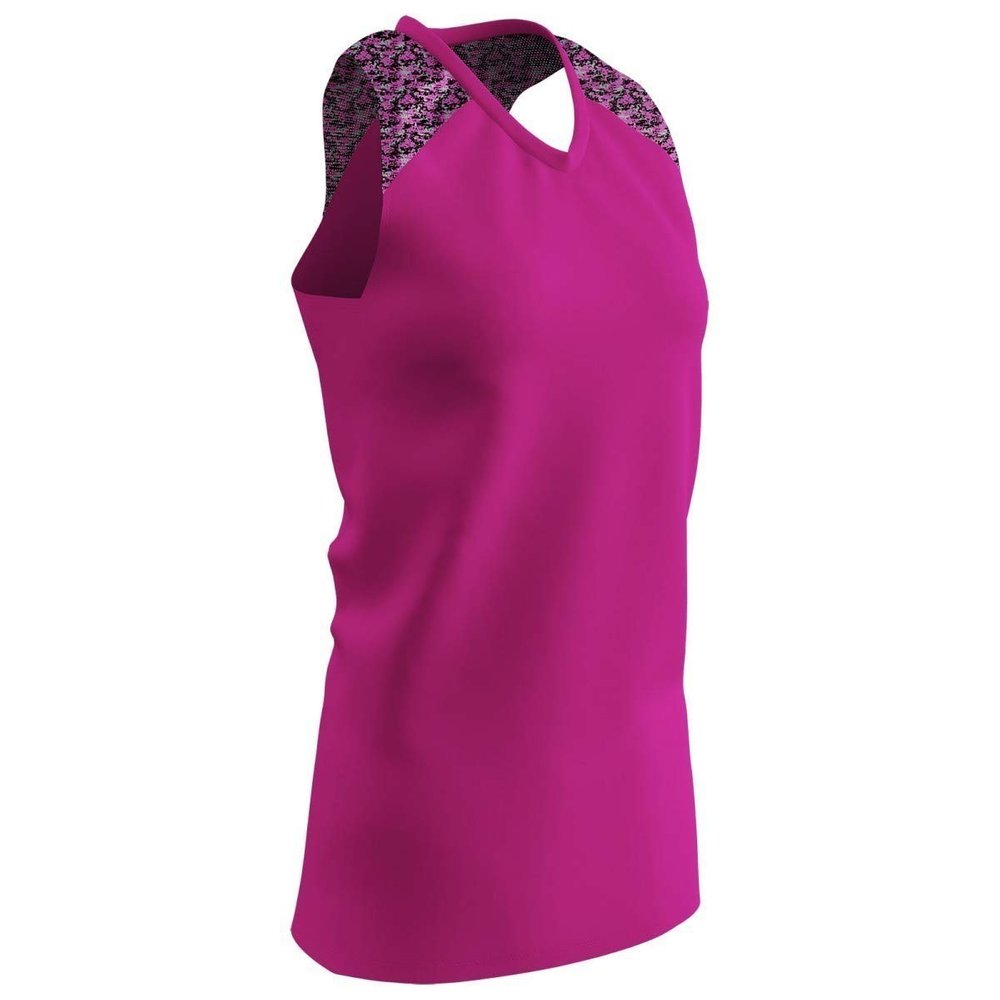 Champro at Bat Polyester Softball Jersey, Women's Medium, Fuchsia