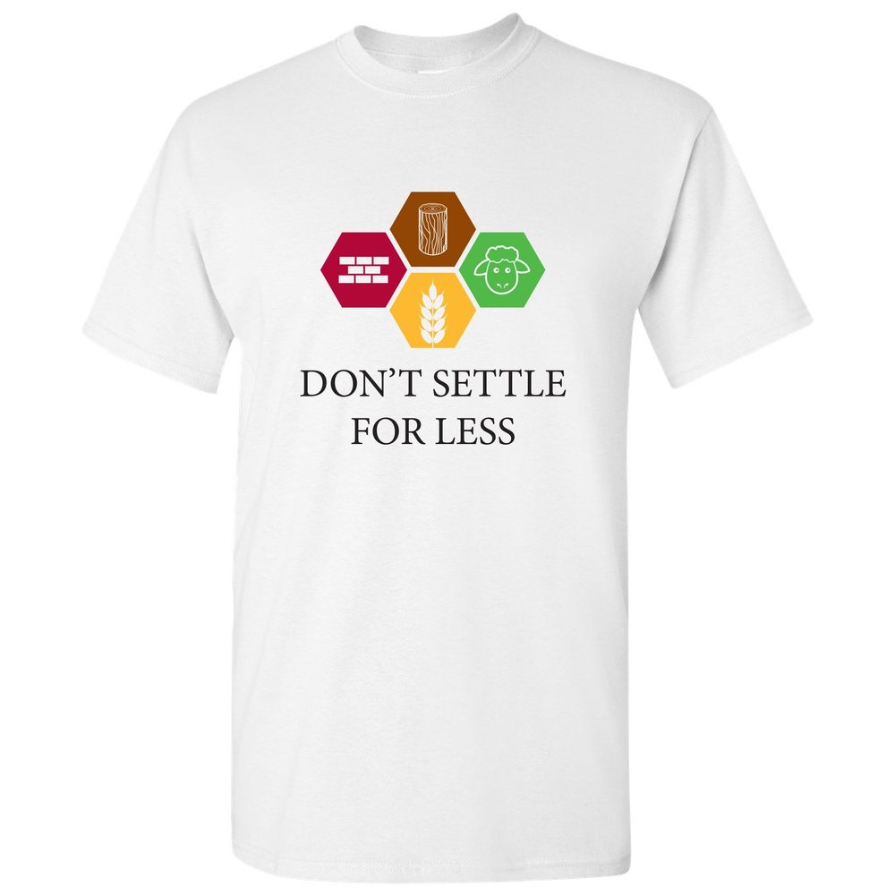 UGP Campus Apparel Don't Settle for Less Basic Cotton T-Shirt - 3X-Large - White