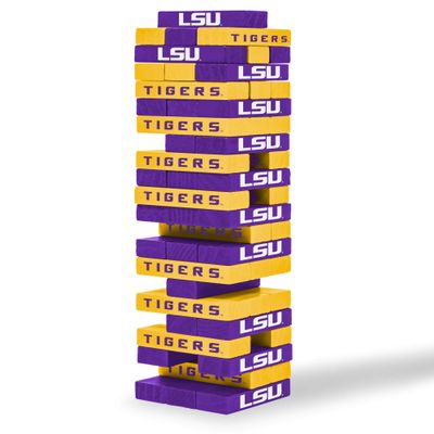 Wild Sports NCAA LSU Tigers Table Top Stackers 3" x 1" x .5", Team Color