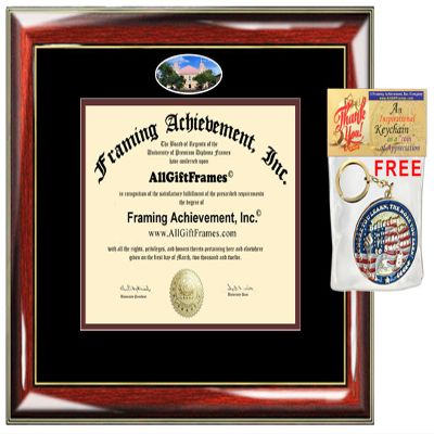AllGiftFrames Texas State University Diploma Frame TSU San Marcos State School Campus Photo Custom Degree Framing Document Graduation Gift Bachelor Master MBA Doctorate PHD Certificate Holder Case
