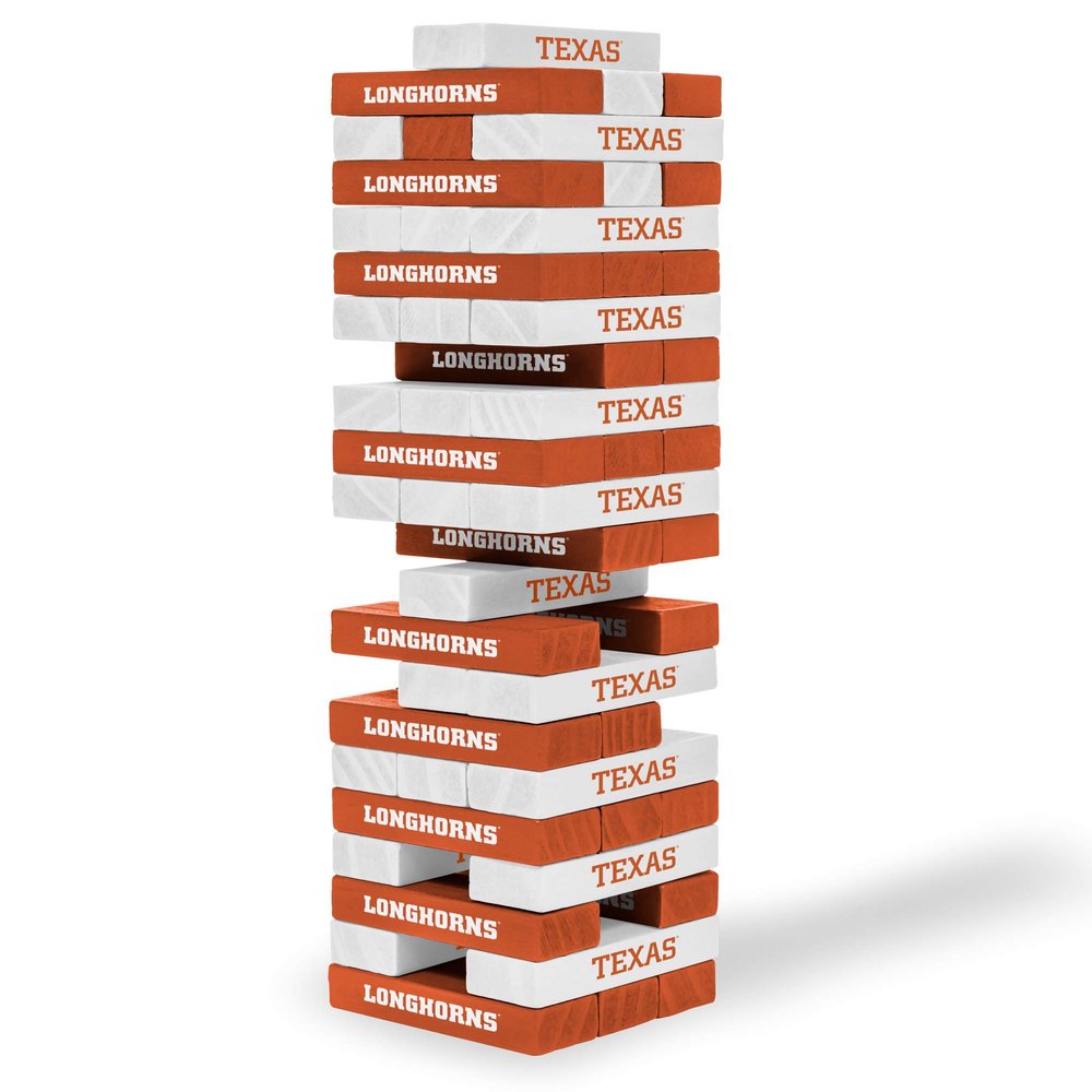 Wild Sports NCAA Texas Longhorns Table Top Stackers 3" x 1" x .5", Team Color