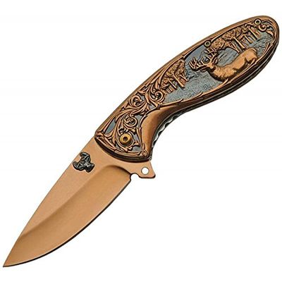 China Made CN300428RG-BRK Deer Linerlock Rose A/O