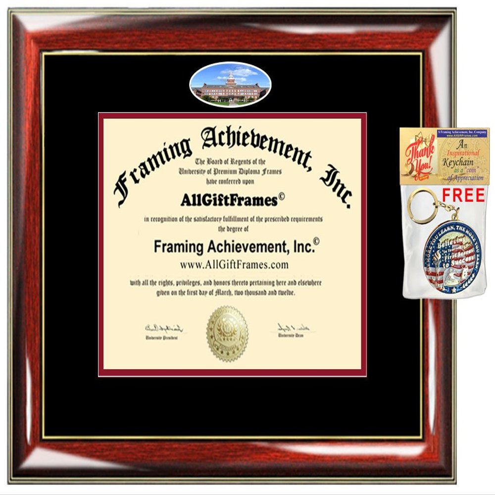 AllGiftFrames University of Cincinnati Diploma Frame School Campus Photo Double Matting Degree Framing Graduation Gift Bachelor Master MBA Doctorate PHD Certificate Holder Case