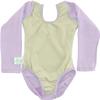 Dancina Toddler Leotard Long Sleeve Girls' Cotton Bodysuit 4 Lavender view 3