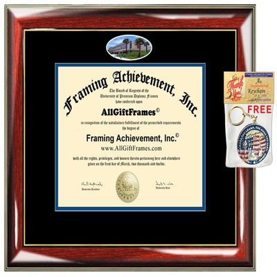 AllGiftFrames TAMUCC Diploma Frame Texas A&M University Corpus Christi School Campus Photo Custom Degree Framing Document Graduation Gift Bachelor Master MBA Doctorate PHD Certificate Holder Case