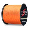 Dorisea Extreme Braid 100% Pe Orange Braided Fishing Line 109Yards-2187Yards 6-550Lb Test Fishing Wire Fishing String Superline (1500m/1640Yards 40lb/0.32mm) view 3
