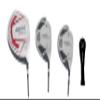 AGXGOLF Men's Magnum XLT-XS Stiff Flex Woods Set w460cc Over Sized Forged Driver + 3 & 5 Fairway Woods: Graphite Shafts + Head Covers Right Hand, Cadet, 2X-Tall (+2.0 INCH) Length view 1