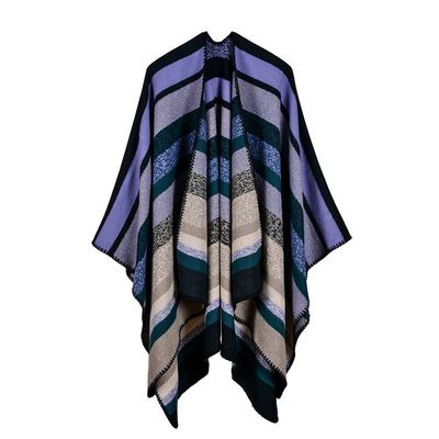 Bakerdani Womens Winter Oversized Blanket Poncho Cape Shawl Cardigan Coat