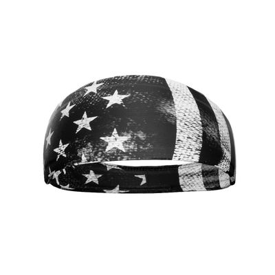 Unisex Headband/Sweatband. Best for Sports, Fitness, Working Out, Yoga. Tapered Design. (Shadow Old Glory)