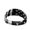 Unisex Headband/Sweatband. Best for Sports, Fitness, Working Out, Yoga. Tapered Design. (Shadow Old Glory) view 3