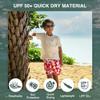 Kanu Surf boys Line Up Quick Dry Upf 50+ Beach Swim Trunks, Dominica Red, 5 6 US view 2