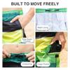 Kanu Surf Toddler Boys Jetstream Quick Dry Beach Swim Trunk, Echelon Black/Green, 4T view 3
