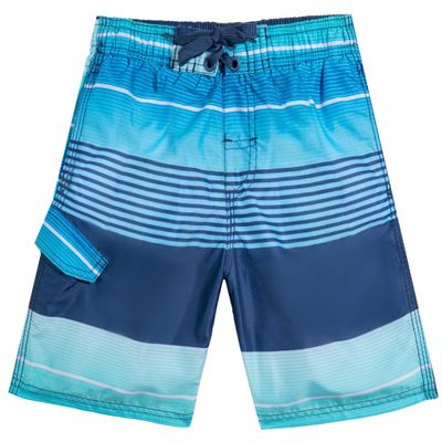 Kanu Surf Little Boys Jetstream Quick Dry Beach Swim Trunk, Echelon Navy, Large (7)