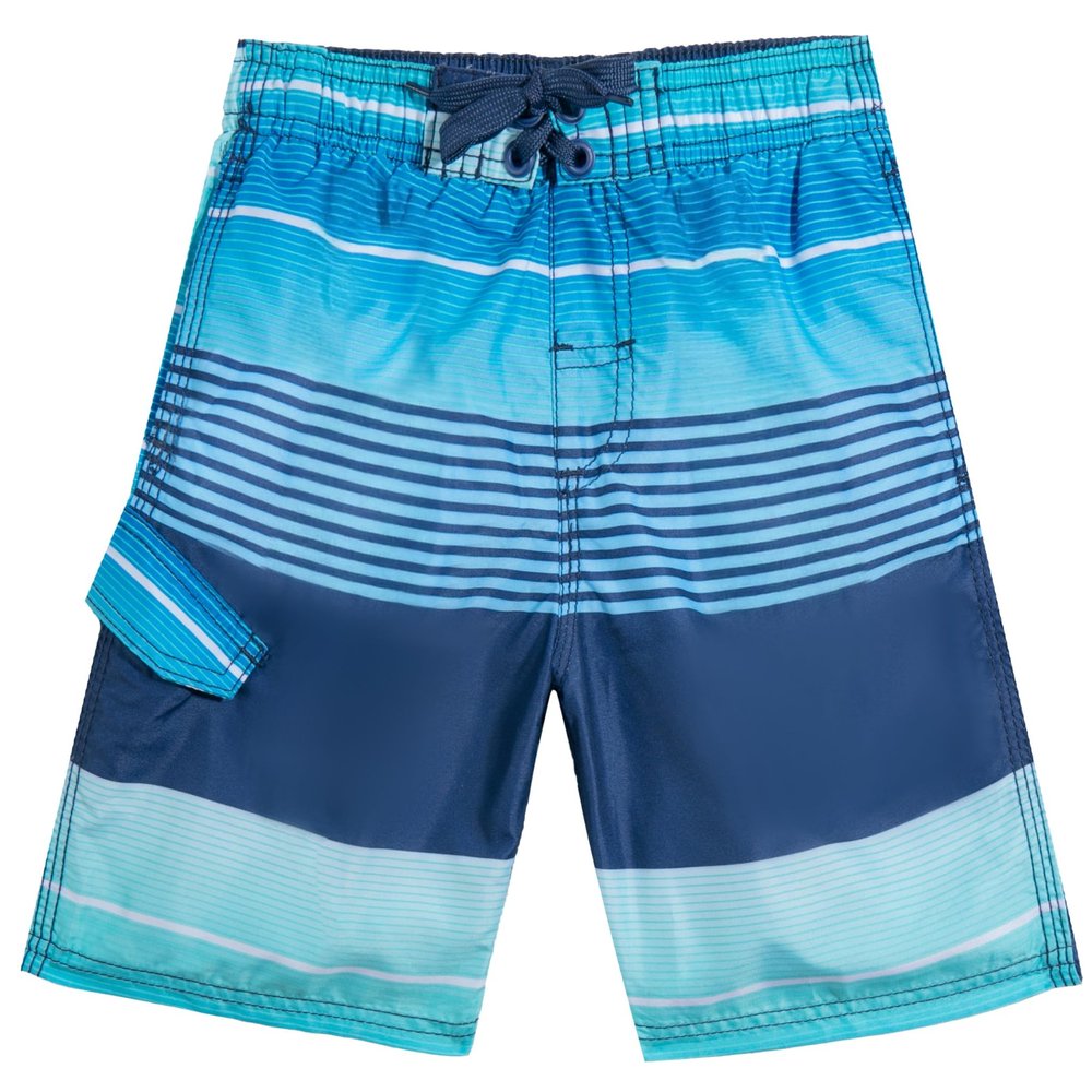 Kanu Surf Little Boys Jetstream Quick Dry Beach Swim Trunk, Echelon Navy, Large (7)