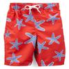 Kanu Surf Boys' Marine Quick Dry UPF 50+ Beach Swim Trunk, Starfish Red, 5/6 view 1