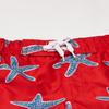 Kanu Surf Boys' Marine Quick Dry UPF 50+ Beach Swim Trunk, Starfish Red, 5/6 view 3
