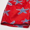 Kanu Surf Boys' Marine Quick Dry UPF 50+ Beach Swim Trunk, Starfish Red, 5/6 view 4