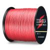 Dorisea Extreme Braid 100% Pe Red Braided Fishing Line 109Yards-2187Yards 6-550Lb Test Fishing Wire Fishing String Superline (1000m/1093Yards 90lb/0.50mm) view 3