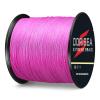 Dorisea Extreme Braid 100% Pe Pink Braided Fishing Line 109Yards-2187Yards 6-550Lb Test Fishing Wire Fishing String Incredible Superline Zero Stretch (1500m/1640Yards 10lb/0.14mm) view 3