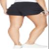 Volcom Lil Fleece Women's Shorts - Vintage Black - XL view 3