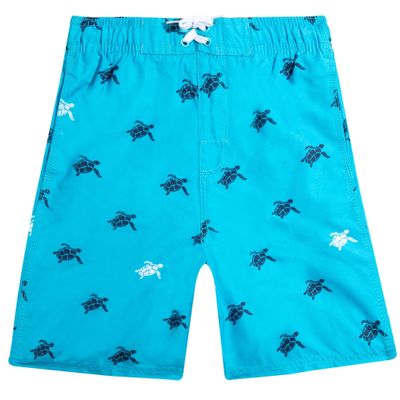 Kanu Surf Little Boys Horizon Quick Dry Beach Swim Trunk, Terrapin Aqua, Large (7)