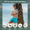 Kanu Surf Little Boys Horizon Quick Dry Beach Swim Trunk, Terrapin Aqua, Large (7) view 2