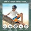 Kanu Surf Little Boys Oahu Quick Dry Beach Swim Trunk, Haywire Blue/Orange, Small (4) view 2