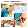 Kanu Surf Little Boys Oahu Quick Dry Beach Swim Trunk, Haywire Blue/Orange, Small (4) view 3