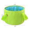 MansWill 15L Portable Folding Basin Multi-Functional Travel Face & Foot Washing Bucket Tank Outdoor Durable Waterproof Camping Fishing Home Water Storage Vegetable Cleaning Container Case Bag view 2