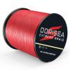 Dorisea Extreme Braid 100% Pe Red Braided Fishing Line 109Yards-2187Yards 6-550Lb Test Fishing Wire Fishing String Superline (1500m/1640Yards 40lb/0.32mm) view 1