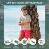 Kanu Surf Little Boys Horizon Quick Dry Beach Swim Trunk, Terrapin Red, Large (7) view 2