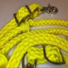 barrel reins horse tack neon yellow view 2