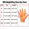 MRX Leather Weight Lifting Gym Gloves Cross Power Lifting Fitness Exercise Bodybuilding Workout with Free Bar Strap Black,Blue(Small) view 2