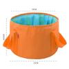 MansWill 15L Portable Folding Basin Multi-Functional Travel Face & Foot Washing Bucket Tank Outdoor Durable Waterproof Camping Fishing Home Water Storage Vegetable Cleaning Container Case Bag view 2