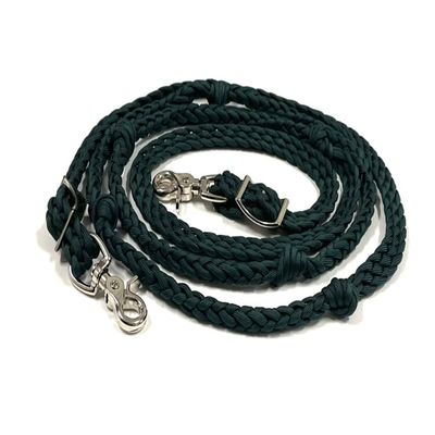 barrel reins horse tack hunter green