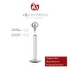 Forbidden Body Jewelry Surgical Steel Earrings Internally Threaded Micro CZ Gem Top Tragus/Helix/Labret Stud with 2mm Top (18G, 10mm) 1pc view 3