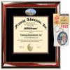 AllGiftFrames Lee University Diploma Frame School Campus Photo Custom Degree Framing Document Double Mat Bachelor Master MBA Doctorate PHD Certificate Holder view 1