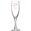 Personalized Color Printed Champagne Flute - Forever Together - Pink - 24 pack view 1