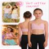 Sweet & Sassy Girls Seamless Training Bra Cami Training Bra Stretch Performance Seamless Bra 9 Pack, Size Small, Marble view 3