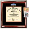 AllGiftFrames Auburn University Diploma Frame School Campus Photo Custom Degree Framing Double Mat Bachelor Master MBA Doctorate PHD Certificate Holder view 1