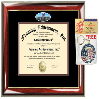 AllGiftFrames Boston College Diploma Frame School Campus Photo Double Matted BC Degree Framing Graduation Gift Bachelor Master MBA Doctorate PHD Certificate Holder Case