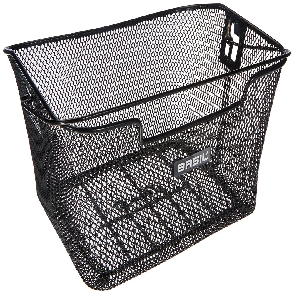 Basil Unisex's Capri Rear Wire Basket, Black, One Size