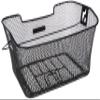 Basil Unisex's Capri Rear Wire Basket, Black, One Size view 2