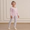 WEGETIT Long Sleeve Black Leotard for Girls Gymnastics Leotards Toddler Dance Ballet Bodysuit (Pink,6-8Years) view 3