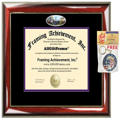 AllGiftFrames Amherst College Diploma Frame School Campus Photo Custom Degree Framing Double Matting Graduation Gift Bachelor Master MBA Doctorate PHD Certificate Holder Case
