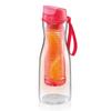 Tescoma Purity Water Bottle with Fruit Infuser Use 0.7 Litre Plastic, Red, 27 x 10 x 8.3 cm view 1
