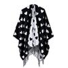 Bakerdani Women's Open front Soft Tassel Shawl Pashmina Poncho Cape Cardigans view 1
